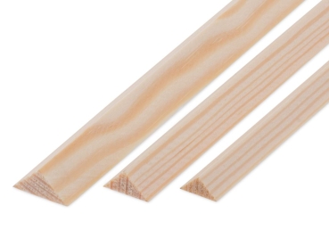 KAV60.221010 Kiefern-Dreikantleiste 10x10mm 1m